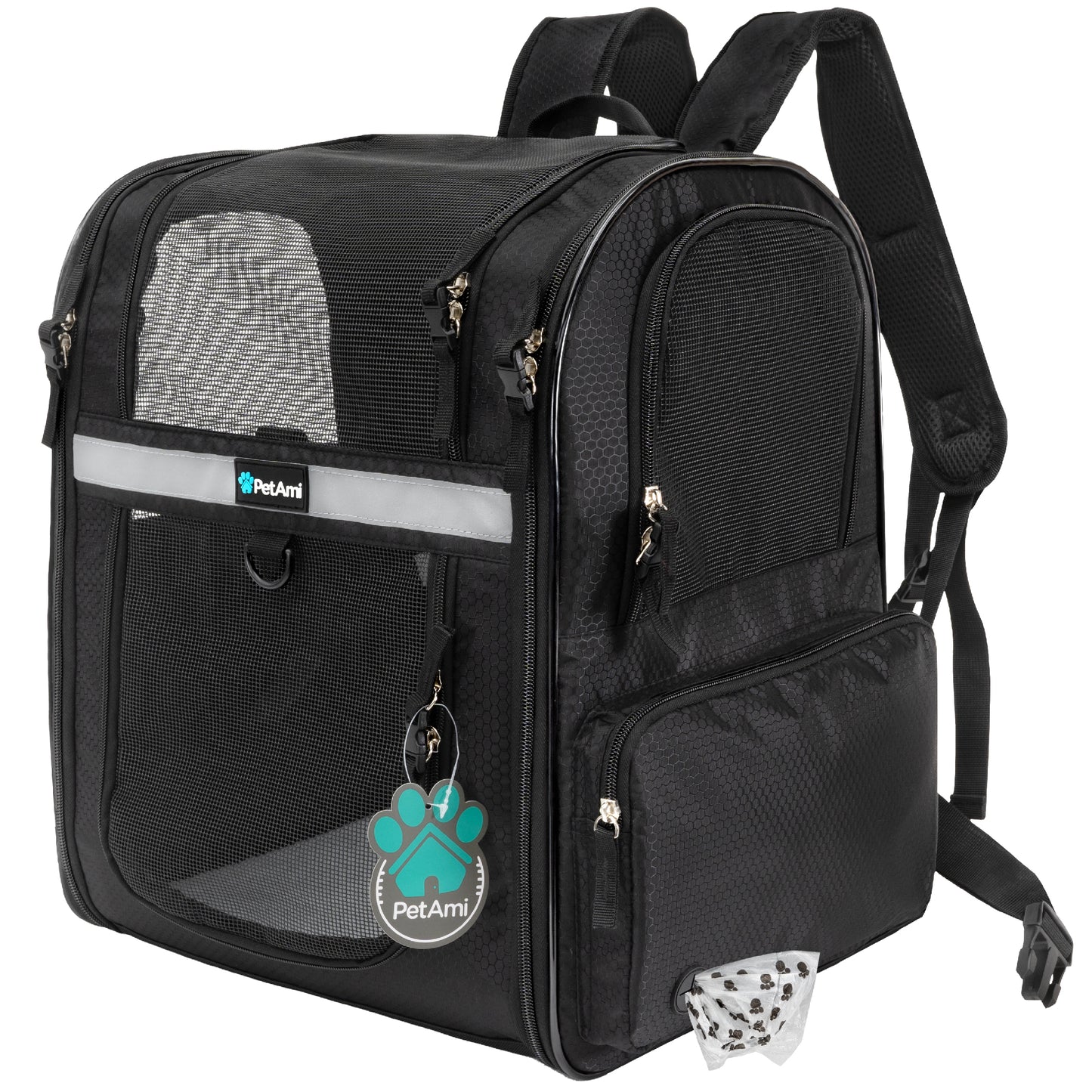 Pet Dog Carrier Backpack Portable Travel Cat Bag Comfort Breathable Mesh Soft